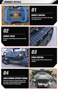 <span class=keywords><strong>Robot</strong></span> Rasaerba Automatico di Alta Qualità Dalla Cina Long Jie810-90A, Taglio 900 cm, Intelligente, Fuoristrada, con Telecomando - Product Image 6