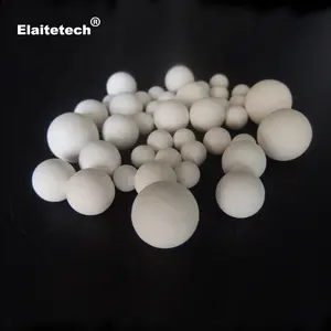 Inerte bola de cerâmica de alumina e material de suporte do catalisador de óxido de alumínio do grânulo