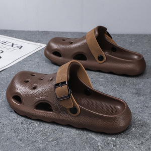 EVA Casual <strong>Men's</strong> <strong>Mule</strong> Shoes Lightweight Summer Open Toe <strong>Slippers</strong> with Arch Support Plush Slip-On Outdoor Walking Sandals - Product Image 6
