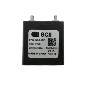 SCII EV20-12AD-ESP Series Auto Relay 12V DC Contactor Coil Voltage Relay Safety Protective Relays