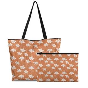 POD Dropshipping Dupont Paper 2 unids/set bolso de señora Hawaiano Naupaka Kuahiwi mujer bolso de mano bolso de hombro sostenible para mujer - Product Image 2