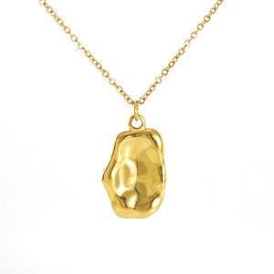 ZOGXIN Gold Plated Stainless Steel Necklace Rose Shell Pendant Women Fashion Jewelry Gift 18K Plated Chain Necklaces - Product Image 5