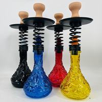 Chicha originale BSP en forme de ressort, élégante et luxueuse, portable pour l'extérieur, la voiture, les voyages, la plage, le camping, le jardin, le club