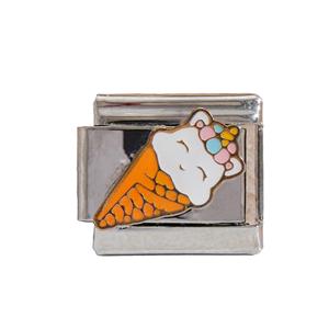 Cartoon Pattern Italian Modular Bracelet Titanium Steel Bezel Setting Unisex Gift Charm Bracelet - Product Image 3