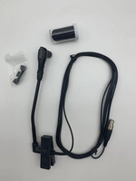 Microphone de batterie à col de cygne filaire avec pince de fixation, 4 broches, en laiton, pour instruments de percussion, guitare et studio, modèle WB98H/C-L