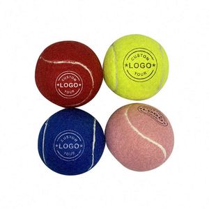 Pelota de Tenis Clásica Multiusos con Logotipo Personalizado, Perfecta para Prácticas Deportivas al Aire Libre, Diseñada para Mascotas con Mordida Agresiva - Product Image 1