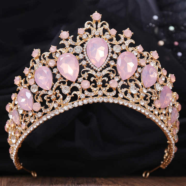 NODG Tiara De Cristal De Estrás Para Boda, Boda, Graduación
