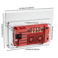 Radio para Auto BQCC de 10 Pulgadas con Pantalla IPS, Reproductor Multimedia Carplay MP5, Mirrorlink, RDS, BT, FM, GPS, Estéreo para Auto, Colorido, Universal