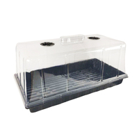 Kit de germination de pépinière en plastique pour semences de serre pour une propagation réussie avec un dôme transparent robuste