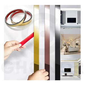 Garniture de carrelage en <span class=keywords><strong>acier</strong></span> inoxydable noir miroir personnalisé de qualité 201/304 SS pour coin de carrelage - Product Image 1