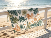 Wholesale Luxury Adult Custom Printed Sand Free Water-absorbent Quick-drying Multi-functional Microfiber Beach Towels