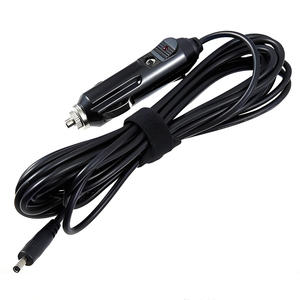 Kutsal elektronik 100mm 10A 2 çekirdek 20AWG DC 5.5x2.1mm BX-U29 PVC ceket çıplak bakır kablo kadın Jack güç konektörü Pigtail - Product Image 6