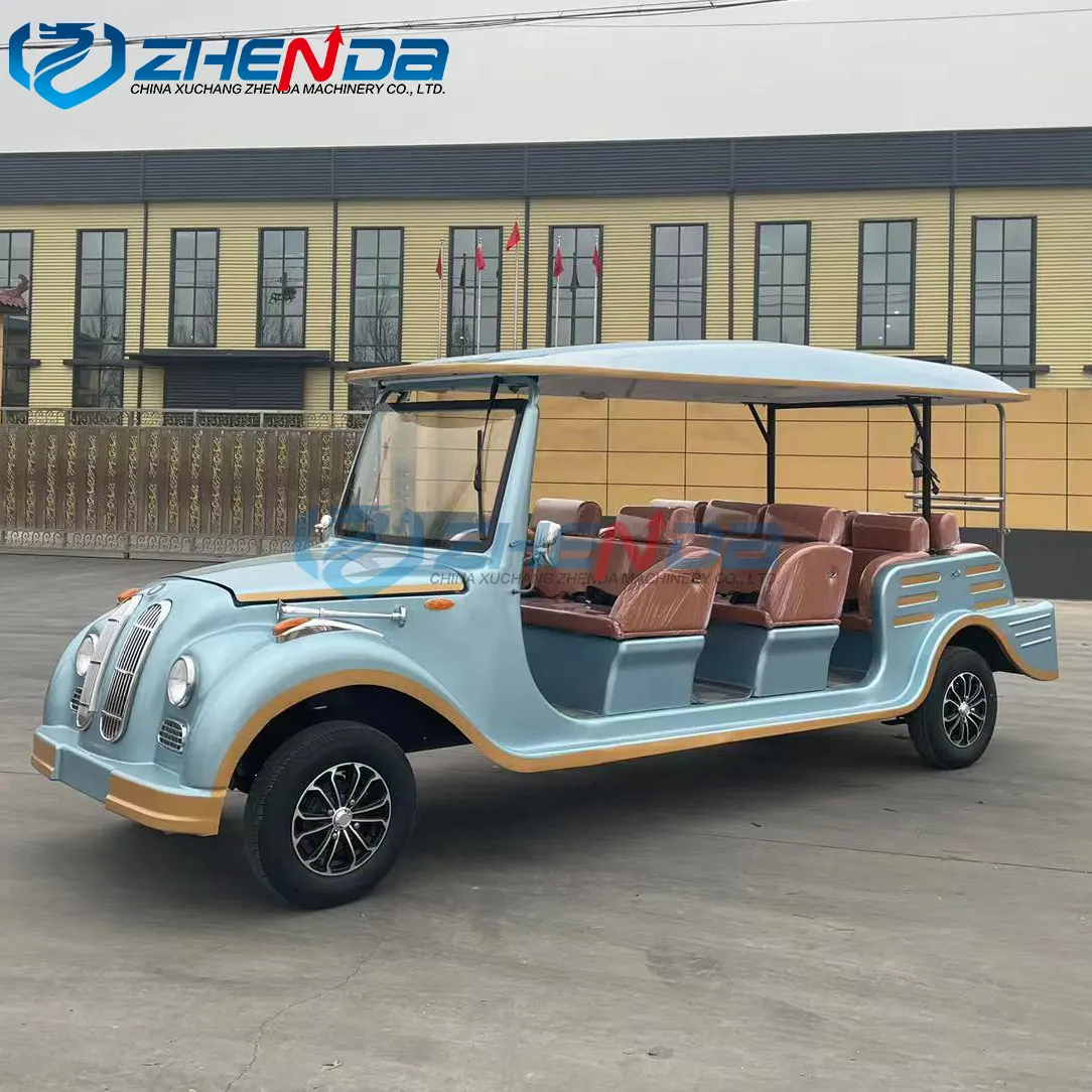 Đường Phố Hợp Pháp Cũ Retro Golf Cart Tham Quan Điện Cổ Điển Cổ Điển Xe Cho Người Lớn Bán