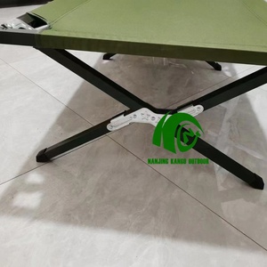 KANGO Factory Make Aluminum Tactical <b>Camping</b> <b>Bed</b> for Outdoor Use Portable <b>Folding</b> Single <b>Bed</b> Heavy Duty <b>Camping</b> Cot <b>Camping</b> <b>Bed</b> - Product Image 3
