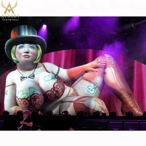 Exklusive benutzer definierte aufblasbare Dame für Bühnen dekoration, benutzer definierte aufblasbare Dame Sexspielzeug - Product Image 5