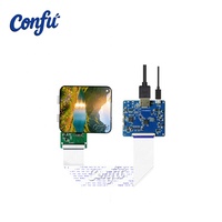 Driver USB-C MIPI Layar 4 Inci 1080*1200 Panel AMOLED Monitor Pengambilan Gambar Malam Hari Simulasi Layar Bidik Modul Raspi RPI