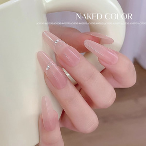 Esmalte de Uñas en Gel Transparente, Cremoso, Brillante e Impermeable, Tendencia 2026, Base Rosa Transparente Etérea Similar al Agua - Product Image 4