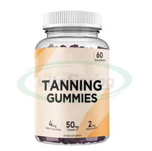 ASAP Private Label Vegan Astaxanthin Beta-Carotene Vitamin C Gummy Skin Care <b>Supplement</b> <b>Tanning</b> Gummies - Product Image 1