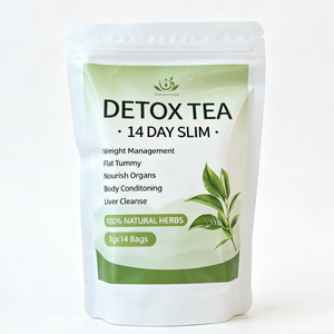 Thé minceur OEM 14 jours et 28 jours, sachets de thé amincissant aux herbes chinoises avec graines de Cassia pour la combustion des graisses et la détoxification - Product Image 1