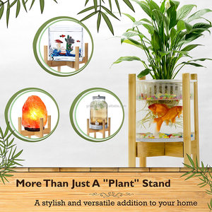 Indoor <strong>Plant</strong> Stand Bamboo Adjustable Tall Indoor Planter Stand Mid Century Modern <strong>Plant</strong> Stands Indoor <strong>Corner</strong> <strong>Plant</strong> Holder - Product Image 3