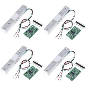 Sensor de Peso ShangHJ, 4 Conjuntos de Módulos ADC HX711 para Arduino, Báscula Electrónica DIY - Product Image 1