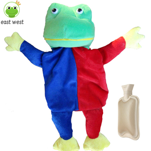 Housse de grenouille en peluche souple EN71 pour enfants pour remplissage d'eau <span class=keywords><strong>bouillotte</strong></span> - Product Image 1