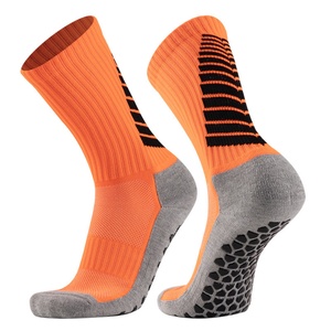 Men's Crew Sports <b>Socks</b> Youth & Children Grade Summer Anti-Slip Football with PVC <b>Grip</b> & Terry Cushion Digital Printed - Product Image 6