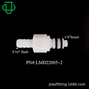 JU Excellent L Series Quality POM Plastic Precision Quick Connector Double O-Ring <b>Stop</b> Valve Disconnect Adapters Connectors - Product Image 5