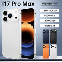 Penawaran Terbaik Murah Ponsel 17 Pro Max 6.9 Inci 17 Smartphone Pro Max 4G 5G Dual Sim 16GB+1TB Telepon Kamera 108MP