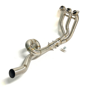 Système d'échappement pour YAMAHA <span class=keywords><strong>MT09</strong></span>/<span class=keywords><strong>MT09</strong></span> <span class=keywords><strong>Tracer</strong></span> tuyau d'échappement XSR900/TRACER900/GT tuyau d'échappement avant - Product Image 1