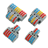 Connecteur de câblage rapide DIY GO pour fils de cuivre, bornier compact en ABS pour câbles électriques 450V IP65, alimentation domestique