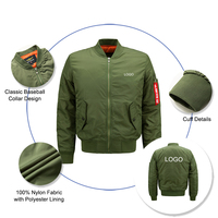 Veste de baseball unisexe de haute qualité au design classique avec logo personnalisé, veste bomber de pilote grande taille, veste matelassée de style universitaire