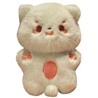 Personnalisé Unisexe Chat Porte-clés Cartoon Mignon Animal En Peluche En Peluche Jouet Pendentif avec PP Coton Remplissage