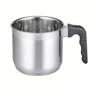 Stainless Steel <b>Soup</b> <b>Pot</b> 1.25L With Handle For Cooking And Serving - Product Image 2