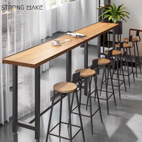 Meubles en bois de restaurant de fabricant moderne table et chaises de bar pour restaurant et bars