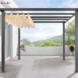 <span class=keywords><strong>10</strong></span> <span class=keywords><strong>x</strong></span> 10ft פאטיו גן תריסים עם נשלף סוכך <span class=keywords><strong>10</strong></span> <span class=keywords><strong>x</strong></span> 13ft מתכת חיצוני פרגולה אלומיניום - Product Image 6