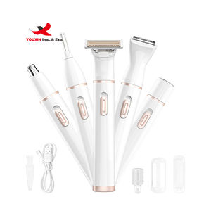 Épilateur électrique 5 en 1 pour femme, rasoir portable mini, tondeuse à poils de nez et sourcils, prix bas, approvisionnement mixte - Product Image 1