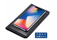 Conception personnalisée Propre portefeuille en cuir PU TCharge Power Bank et chargeur sans fil personnaliser avec pour la plupart des articles tendance