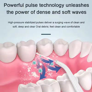 Nettoyage des dents Irrigateur buccal dentaire portable sans fil Rechargeable par USB Jet d'eau électrique de voyage Pliable en plastique - Product Image 6