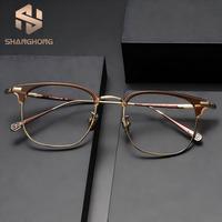 Monture en titane 80901 de bonne qualité, lunettes optiques rondes en titane, montures de lunettes pour un usage quotidien pour hommes et femmes