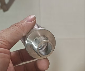 1/4 "filetage mâle personnalisation pièces d'aspirateur, séparation de la poussière SUS304 tête de maille de filtre en acier inoxydable - Product Image 6