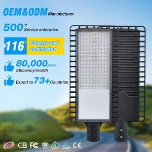 ไฟถนนสวนกลางแจ้ง กันน้ำ IP66 อะลูมิเนียม SMD กำลังไฟ 50w 100w 150w 200w หลอดไฟ LED - Product Image 1