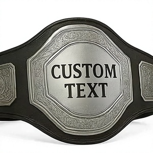 Ceintures de championnat personnalisées de luxe avec de superbes détails pour MMA Jiu-Jitsu Taekwondo Prix en cuir de haute qualité fabriqués à la main - Product Image 1