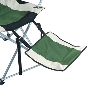 Portable Folding Camping Fishing Chair Beach Recliner Chair With <b>Footrest</b> Cup Holder for Outdoor Camping - Product Image 2