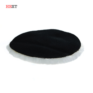 Tappetino in lana d'agnello da 7 pollici per lucidare la ruota, cuscinetto per lucidare la lana con gancio e anello - Product Image 4