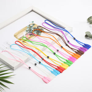 Chaîne de lunettes de sport réglable tendance, sangle de lunettes en silicone colorée pour enfants, cordon de lunettes de lecture en caoutchouc de silicone - Product Image 2