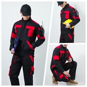 SINO-SAFE Working <strong>Clothes</strong> Men's Cotton <strong>Work</strong> Jackets <strong>Work</strong> Pants Engineers <strong>Work</strong> Suits With Multiple Pockets - Product Image 3