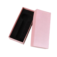 Boîtes rigides personnalisées en papier d'art de luxe pour lunettes de vue et de soleil, forme carrée, matériaux recyclés, doublure en éponge