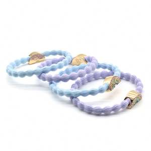 Attaches pour cheveux personnalisées pour femmes, vente en gros d'attaches pour cheveux élastiques, bracelet - Product Image 1