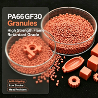Granulés de résine UL94 V-0 PA66 GF30 FR, Nylon PA66 ignifuge renforcé de fibres de verre, Granulés de plastique technique haute rigidité